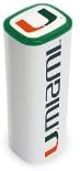 NCAA Miami Hurricanes APU 2200JX USB Mobile Charger, White