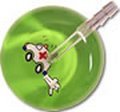 Ambulance Ultrascope Stethoscope with Light Green backing w/ Pediatric Head & Navy Tubing