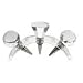 Godinger Crystal Bottle Stoppers, Set of 3