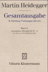 Gesamtausgabe, Ln, Bd.33, Aristoteles, Metaphysik Theta 1-3-