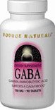 GABA ( 90 Caps 750 mg ) ( Gamma Amino Butyric Acid ) Source Naturals