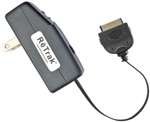 Retractable Ipod Wall Chg-blck