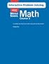 Interactive Problem Solving for Holt Middle School Math, Course 2