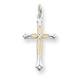 Sterling Silver Cross Pendant - JewelryWeb