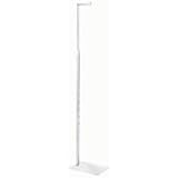 49-78" (H) Clothing Display Stand White
