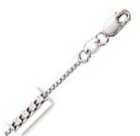 14k White Gold 16 Inch X 1.0 mm Box Chain Necklace