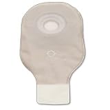 Premier Drainable Pouch, Pre-Sized Convex Flextend Skin Barrier, with Tape, Transparent, 1 Inches, HOL8612 - 5 ea