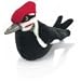 Pileated Woodpecker - Audubon Plush Bird (Authentic Bird Sound)