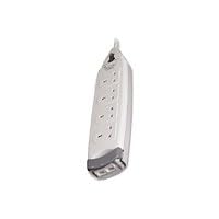 Belkin SurgeMaster, 4-Way, Tel/Fax/Modem/Cable or DSL Modem Protection, 2m Cable