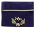 Tallit Bag. Made in Israel. Olive Branches, Navy and Gold. Jewish Holidays Bar and Bat Mitzvah.