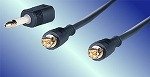 アクロス 光デジタルオーディオケーブル 1m 角ピン-角ピン 角ピン→丸ピン変換アダプタ付 AVC-121