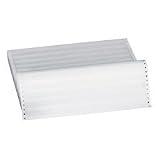 1/2' Green Bar Paper, 20 lb., 1 Part, 14-7/8'x11'