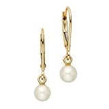 14kt. Yellow Gold, Pearl Drop Earrings
