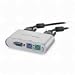 2-Port PS/KVM Switch, 15 Pin VGA, Blue