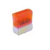 Pre inked Rubber Stamp in Red 18 x 50mm