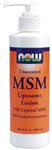MSM Liposome Lotion by NOW Foods - (8 oz. Cream)