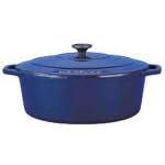 Chasseur Cast Iron 29cm, 3.8ltr Oval Cobalt Blue Casserole
