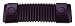 ErgoPad  EpadTM Ergonomic 1 1/2 Shoulder Strap Pad in Black