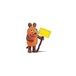 Schleich 22357 - Maus mit Schild