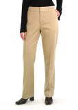 Lee Jeans Womens Missy and Petite Ultra Khakis Wide Waist 4-Pocket Pant