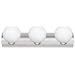 BESA Vanity Lighting 120V - 3WX Lilo - Satin Nickel Steel/Brass - Multiple Finishes A...