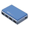 BUFFALO BHB4-U2A01/BL USB2.0Hubセルフ&バスパワー専用4P