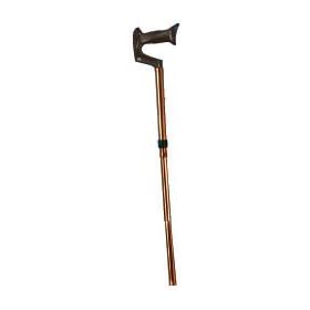 Folding Adjustable Bronze Finish Cane with YorkTM Handle