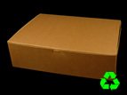 19 x 14 x 4 Chocolate 12 Counts Jumbo Size Cupcake Box
