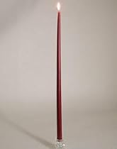 24" firestop (self-extinguishing) taper candle (Set of 12) White