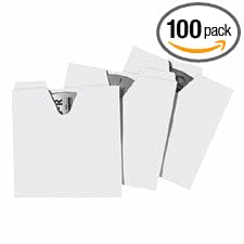 CD File Folders, 1/3 Cut Tabs, Assorted Positions, White, 100/Pack - VZ01096 / IDEVZ01096