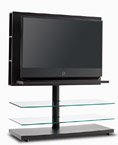 OmniMount Studio 3 Two-Shelf Flat Panel Floor Stand with Flat Panel Adapter