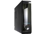 Linkworld 920-01C2121 PC Gehäuse (Mini-ITX, USB, Stromversorgung 150 Watt) schwarz