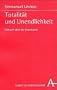 Totalit�t und Unendlichkeit: Versuch �ber die Exteriorit�t