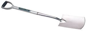 Draper 56631 Expert Extra Long Stainless Steel Soft Grip Garden Spade