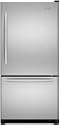 KitchenAid Architect Series II Monochromatic Stainless Bottom-Freezer Refrigerator