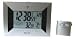 Taylor 1462 Wireless Indoor/Outdoor Thermometer, Clock, and Forecaster-Silver and Black