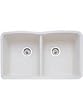 Blanco 440186 Diamond 32" x 19" Double Bowl Silgranit Undermount Kitchen Sink Bi