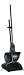 [Item]: Dust Pan [Additional Info]: Lobby Broom. 100% corn bristles. 38 1/4" overall. Wood handle has a 3/4" diameter.