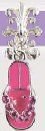 Slider Charm 10mm Pink Flip Flop - B00094KVRY