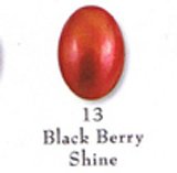 Mirage Nail Polish Black Shine 13