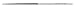Strauss NF2162D91 - Needle File Swiss Round 5-1/2 in L Pack of 2