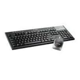 Labtec Media Wireless Desktop 800 - Keyboard - wireless - RF - mouse - USB wireless receiver - English - United Kindom
