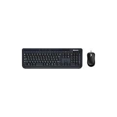 マイクロソフト キーボード マウス セット Wired Desktop 600 ブラック APB-00023