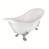 Elizabethan ECDSLTAPWH Cst Iron Tub WH