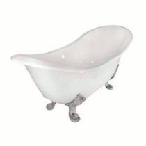Elizabethan ECDSLTAPWH Cst Iron Tub WH