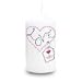 Personalised LOVE STITCH HEART CANDLE