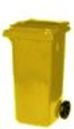 Review BritishBins  / Wheelie Bin - Yellow - 120L - Free Delivery