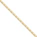 14k 2.5mm Byzantine Chain Necklace - 16 Inch