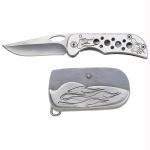 Maxam® Belt Buckle with Hidden/Removable Liner Lock Knife