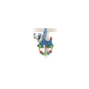 Baby Boy Rattle, Snoodle Beaded Rattle 5.5 by Gund